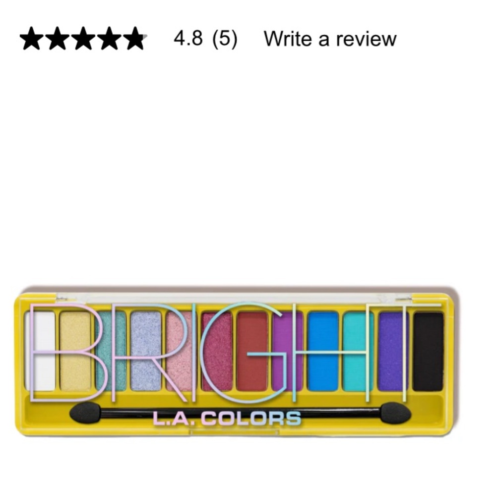 L.A. Colors Vivid Eyeshadow Collection